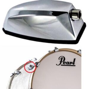 Canoa Pearl RL-20 Session Series Individual para Bumbo com parafusos internos de fixação