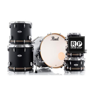 Bateria Pearl Professional Series Maple Black Gold Contrail 22",8",10",12",14",16" (Shell Pack) Padrão Session